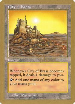 1997 Magic the Gathering World Championships #NNO City of Brass Front