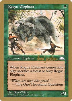 1997 Magic the Gathering World Championships #NNO Rogue Elephant Front