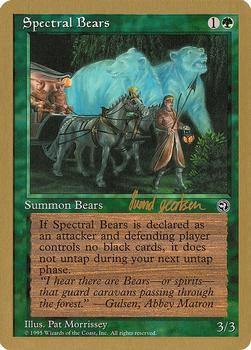 1997 Magic the Gathering World Championships #NNO Spectral Bears Front