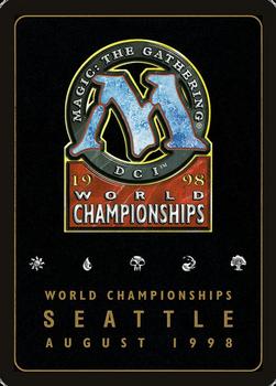 1998 Magic the Gathering World Championship Decks 1998 #129 Survival of the Fittest Back