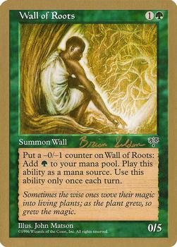 1998 Magic the Gathering World Championship Decks 1998 #NNO Wall of Roots Front