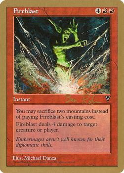 1998 Magic the Gathering World Championship Decks 1998 #NNO Fireblast Front