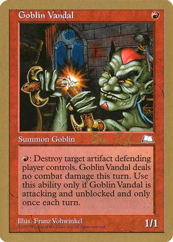 1998 Magic the Gathering World Championship Decks 1998 #NNO Goblin Vandal Front
