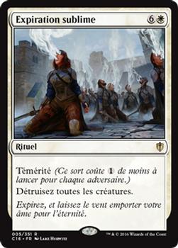 2016 Magic the Gathering Commander French #5 Expiration sublime Front