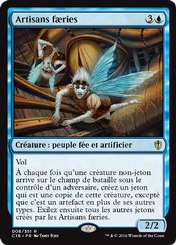 2016 Magic the Gathering Commander French #8 Artisans faeries Front