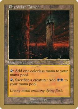 2000 Magic the Gathering World Championship #322 Phyrexian Tower Front
