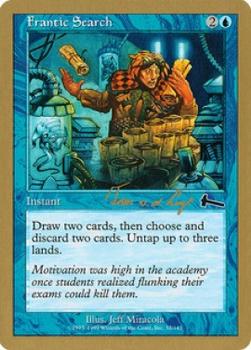 2000 Magic the Gathering World Championship #32 Frantic Search Front