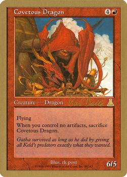 1999 Magic the Gathering World Championship Decks 1999 #80 Covetous Dragon Front