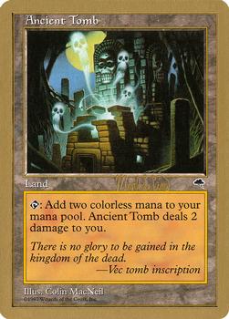 1999 Magic the Gathering World Championship Decks 1999 #NNO Ancient Tomb Front