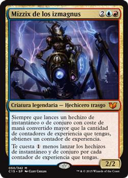 2015 Magic the Gathering Commander 2015 Spanish #50 Mízzix de los izmagnus Front
