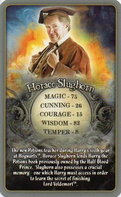 2009 Top Trumps Specials Harry Potter and The Half-Blood Prince #NNO Horace Slughorn Front