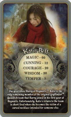 2009 Top Trumps Specials Harry Potter and The Half-Blood Prince #NNO Katie Bell Front