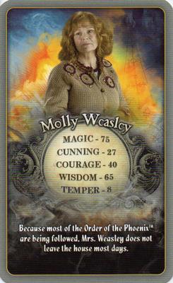 2009 Top Trumps Specials Harry Potter and The Half-Blood Prince #NNO Molly Weasley Front