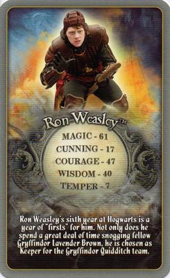 2009 Top Trumps Specials Harry Potter and The Half-Blood Prince #NNO Ron Weasley Front