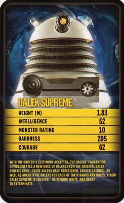 2010 Top Trumps Specials Doctor Who #NNO Dalek Supreme Front