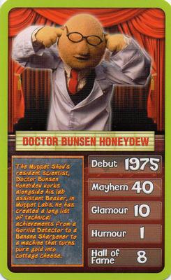2011 Top Trumps Specials The Muppet Show #NNO Doctor Bunsen Honeydew Front