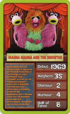 2011 Top Trumps Specials The Muppet Show #NNO Mahna Mahna and the Snowths Front