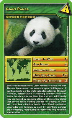 2007 Top Trumps Wildlife in Danger #NNO Giant Panda Front