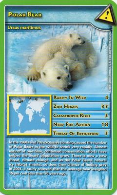 2007 Top Trumps Wildlife in Danger #NNO Polar Bear Front