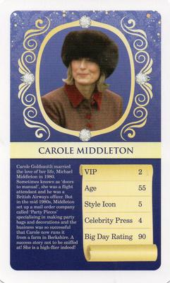 2011 Top Trumps Very Specials The Royal Wedding #NNO Carole Middleton Front