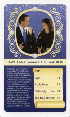 2011 Top Trumps Very Specials The Royal Wedding #NNO David and Samantha Cameron Front