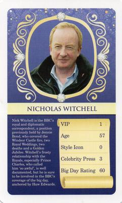 2011 Top Trumps Very Specials The Royal Wedding #NNO Nicholas Witchell Front