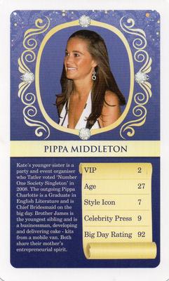 2011 Top Trumps Very Specials The Royal Wedding #NNO Pippa Middleton Front