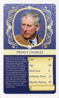 2011 Top Trumps Very Specials The Royal Wedding #NNO Prince Charles Front