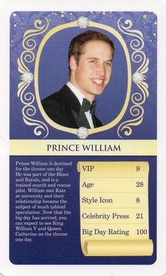 2011 Top Trumps Very Specials The Royal Wedding #NNO Prince William Front