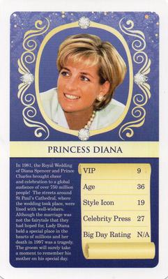2011 Top Trumps Very Specials The Royal Wedding #NNO Princess Diana Front