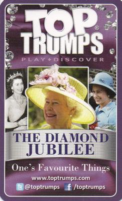 2012 Top Trumps The Diamond Jubilee One's Favourite Things #NNO Buckingham Palace Back