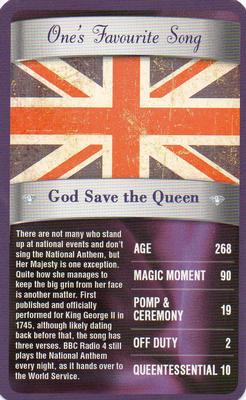 2012 Top Trumps The Diamond Jubilee One's Favourite Things #NNO God save the Queen Front