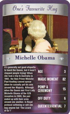 2012 Top Trumps The Diamond Jubilee One's Favourite Things #NNO Michelle Obama Front