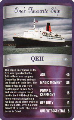 2012 Top Trumps The Diamond Jubilee One's Favourite Things #NNO QE2 Front