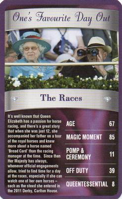 2012 Top Trumps The Diamond Jubilee One's Favourite Things #NNO The Races Front