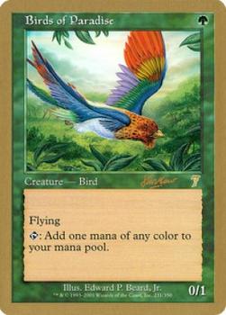 2002 Magic the Gathering World Championship Decks #231 Birds of Paradise Front
