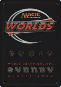 2002 Magic the Gathering World Championship Decks #296 Wax / Wane Back