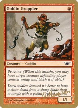 2003 Magic the Gathering World Championship Decks #100 Goblin Grappler Front
