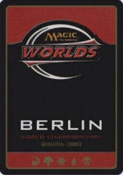 2003 Magic the Gathering World Championship Decks #170 Smother Back