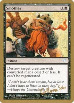 2003 Magic the Gathering World Championship Decks #170 Smother Front
