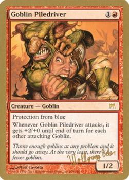 2003 Magic the Gathering World Championship Decks #205 Goblin Piledriver Front