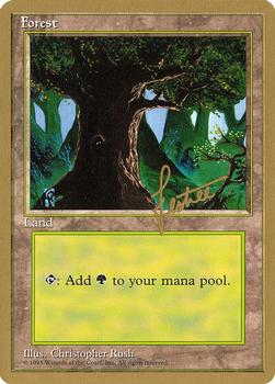 1996 Magic the Gathering Pro Tour #NNO Forest Front