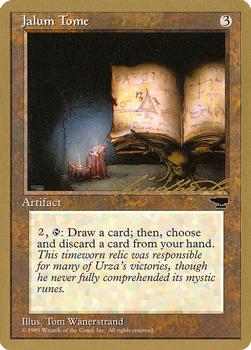 1996 Magic the Gathering Pro Tour #NNO Jalum Tome Front