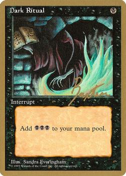 1996 Magic the Gathering Pro Tour #NNO Dark Ritual Front