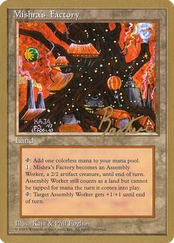 1996 Magic the Gathering Pro Tour #NNO Mishra's Factory Front