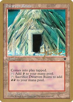 1996 Magic the Gathering Pro Tour #NNO Dwarven Ruins Front