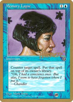 1996 Magic the Gathering Pro Tour #NNO Memory Lapse Front