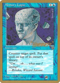 1996 Magic the Gathering Pro Tour #NNO Memory Lapse Front