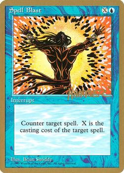 1996 Magic the Gathering Pro Tour #NNO Spell Blast Front