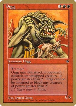 1996 Magic the Gathering Pro Tour #NNO Orgg Front